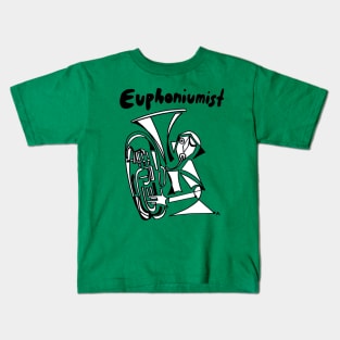 Euphoniumist (Female) by Pollux Kids T-Shirt